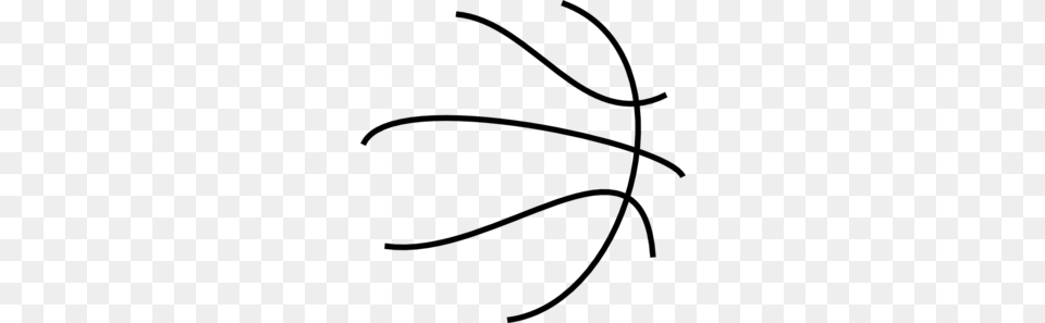 Bball Lines Clip Art, Gray Png Image