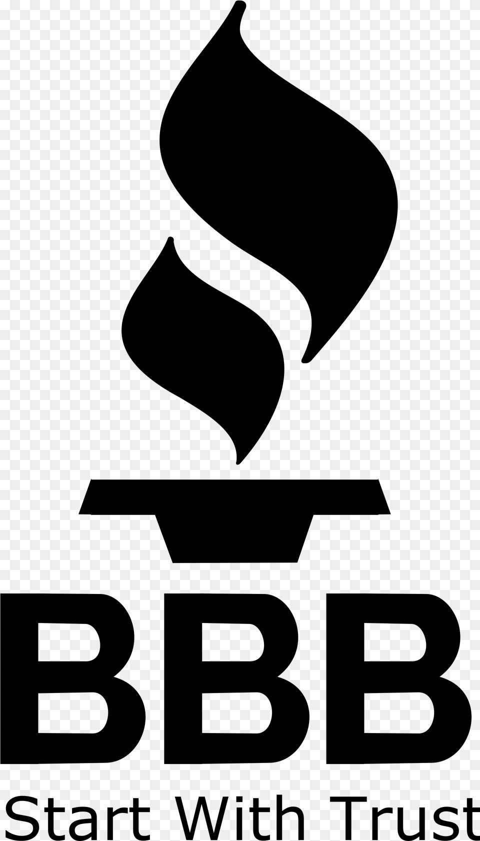 Bbb Logo White, Gray Free Png Download