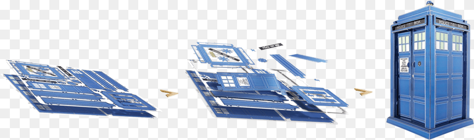 Bbc Doctor Who Tardis Daleks Cyberman And K 9 Fascinations Metal Earth 3d Laser Cut Model Dr Who, Electrical Device, Solar Panels, Architecture, Building Free Transparent Png