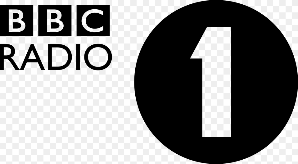 Bbc Radio 1 Logo, Gray Free Transparent Png