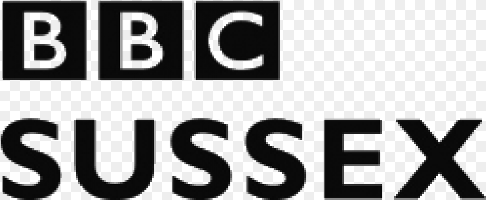 Bbc Radio Sussex Bbc Sussex And Surrey Logo, Text, Alphabet, Blackboard, Symbol Free Png Download