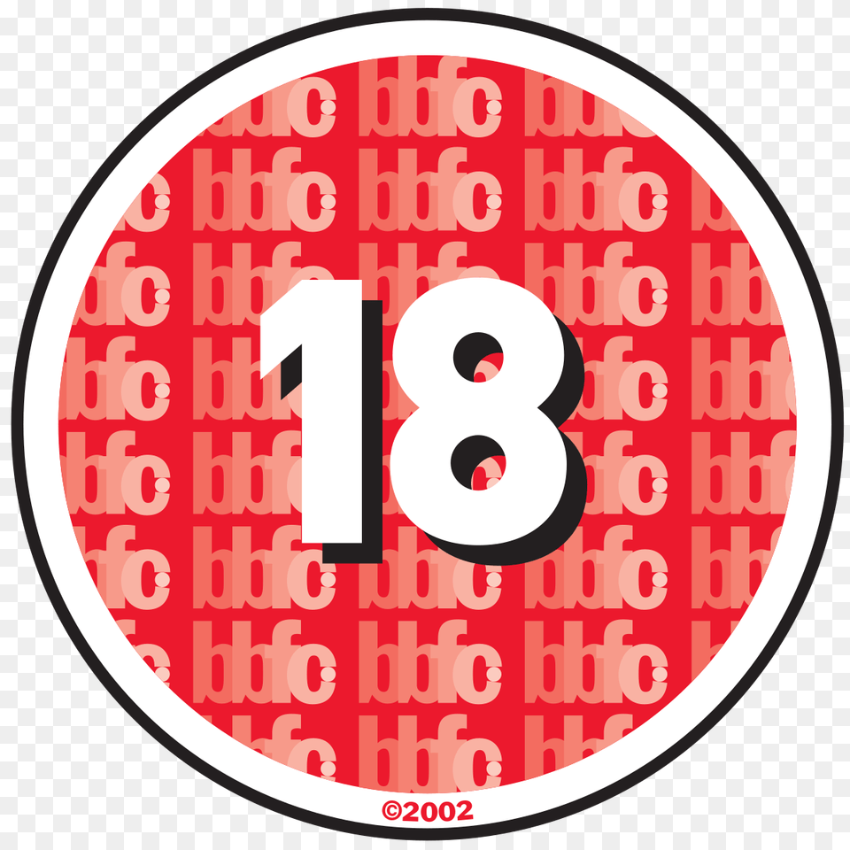 Bbfc 18 Restriction, Number, Symbol, Text, Disk Free Png