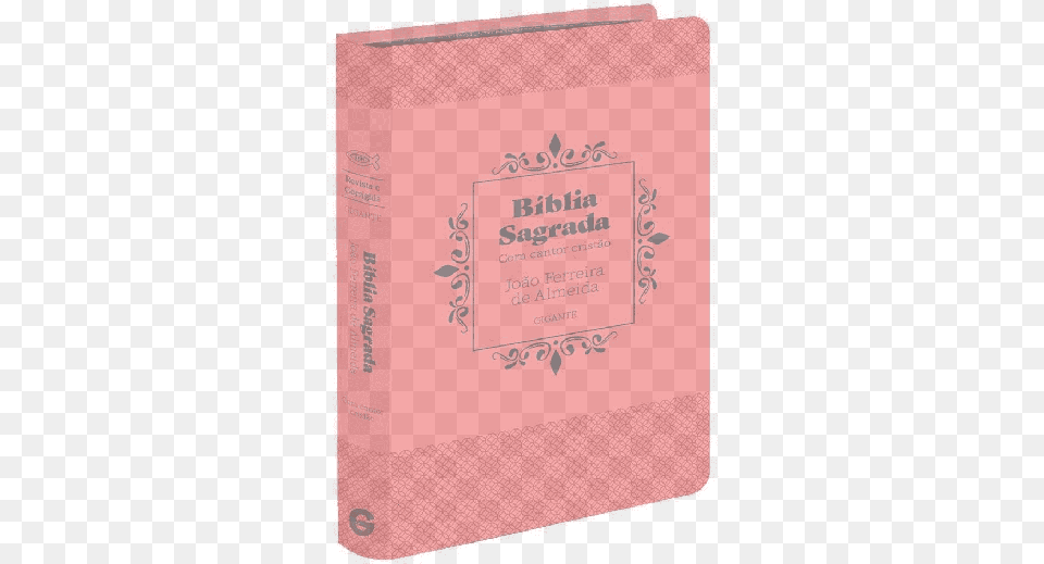Bblia Sagrada Gigante Com Cantor Cristo Rosa Biblia Rosa, Book, Publication, File Binder, Advertisement Png