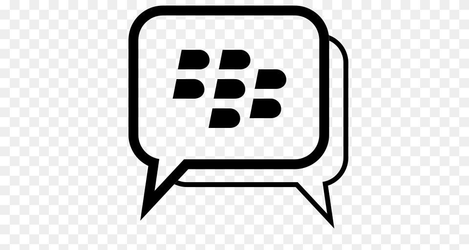 Bbm Icon, Gray Free Transparent Png