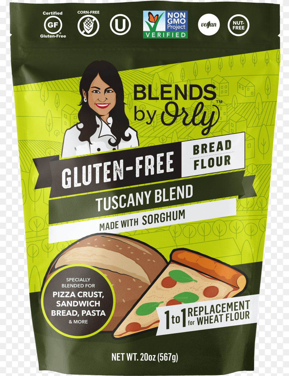 Bbogftuscanyblend Blends By Orly Challah, Adult, Poster, Person, Woman Png Image