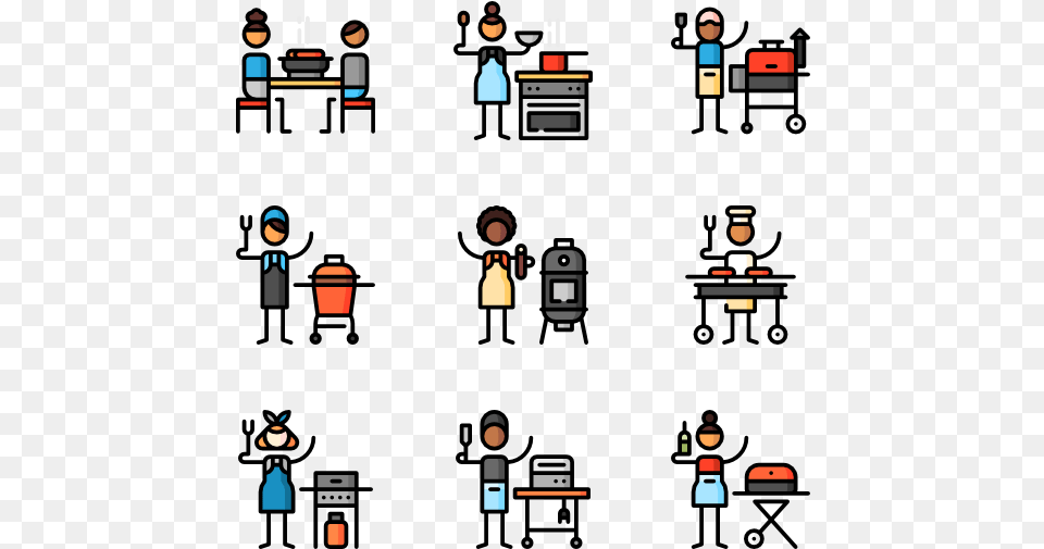 Bbq, Person, Computer, Electronics, Pc Free Png