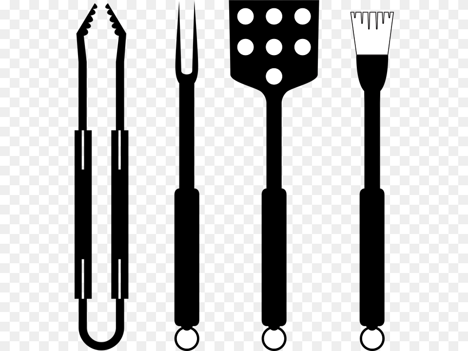 Bbq Barbeque Barbecue Grill Grilling Cooking Pinzas Parrilla, Cutlery, Fork Free Transparent Png