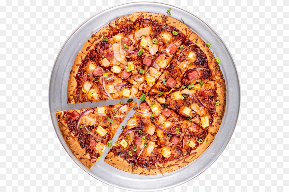 Bbq Chicken Pizza, Food, Food Presentation Png Image