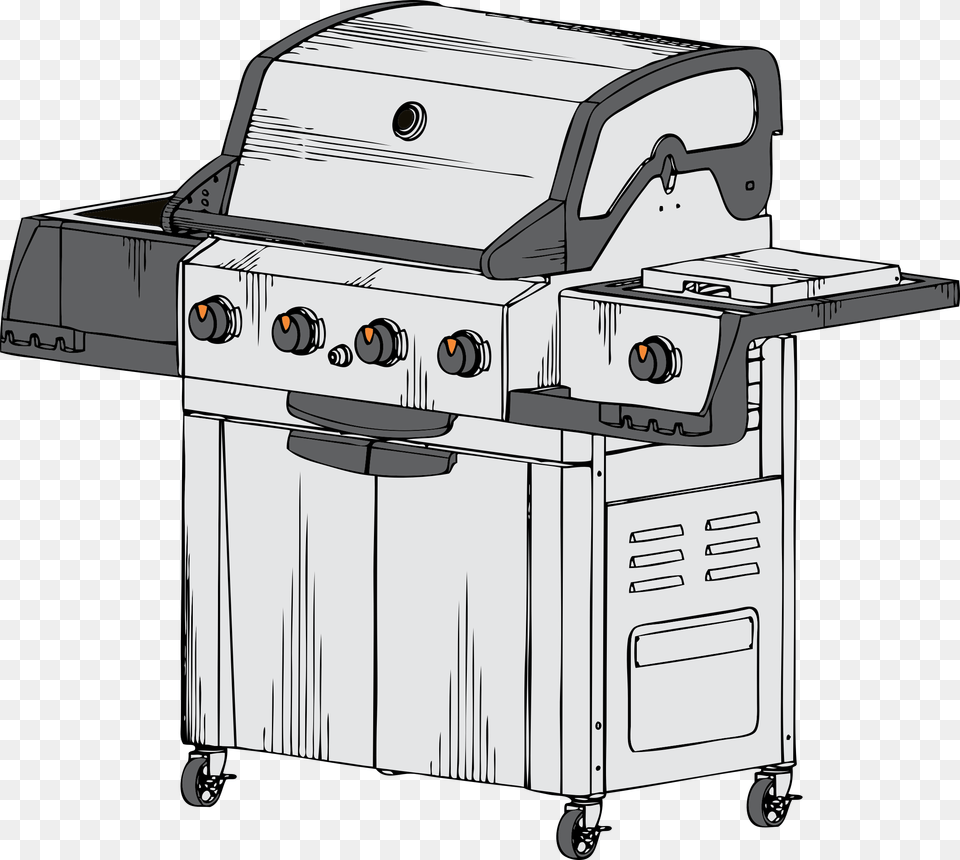 Bbq Grill Clip Art, Device, Appliance, Electrical Device, Burner Free Png