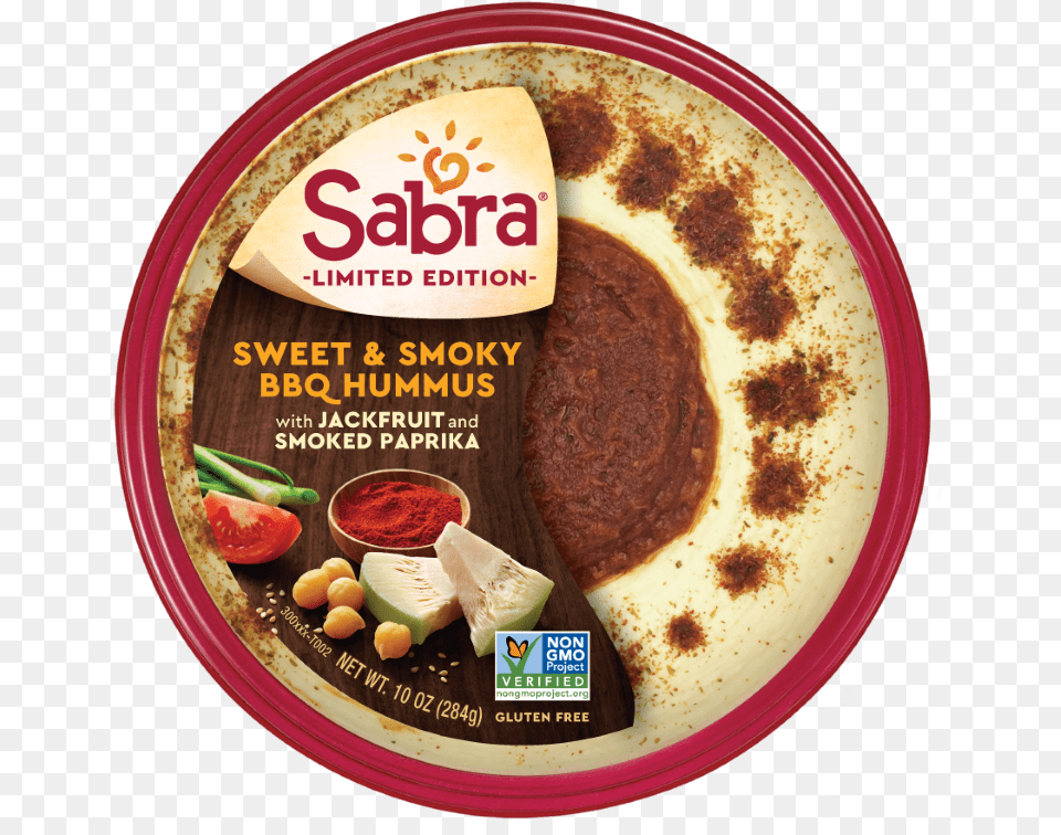Bbq Hummus With Paprika Sabra Sweet And Smoky Bbq Hummus, Dish, Food, Meal, Advertisement Free Transparent Png