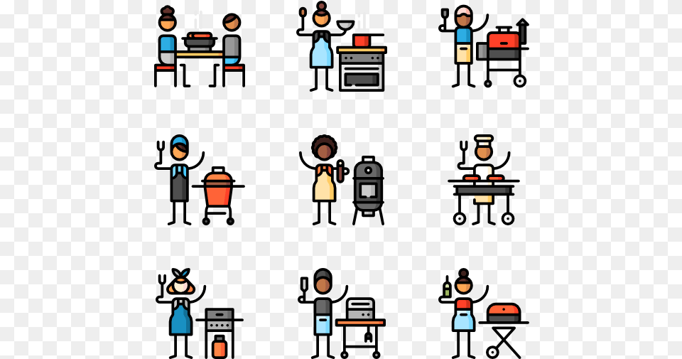 Bbq Icon, Person, Computer, Electronics, Pc Png Image
