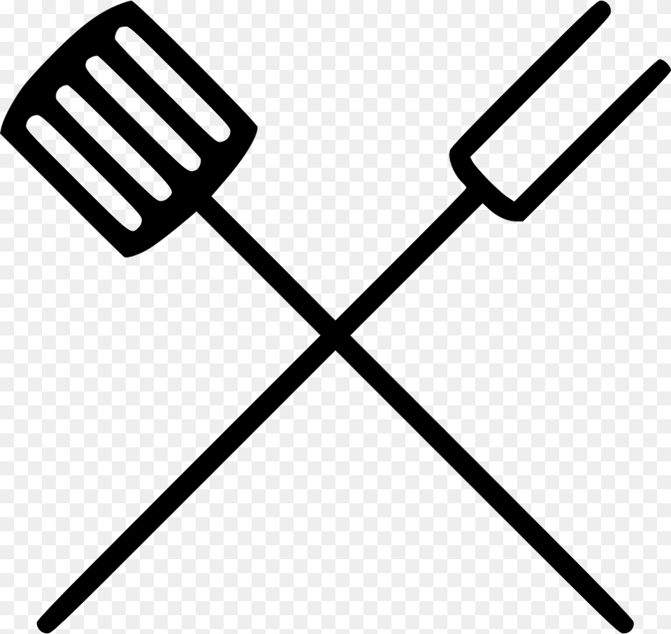 Bbq Icon Cutlery, Fork, Oars Free Png Download