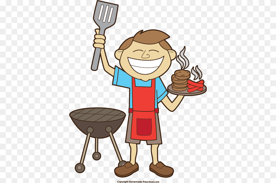 Bbq Man Clipart Bbq Clip Art, Cutlery, Fork, Person, Face Free Png