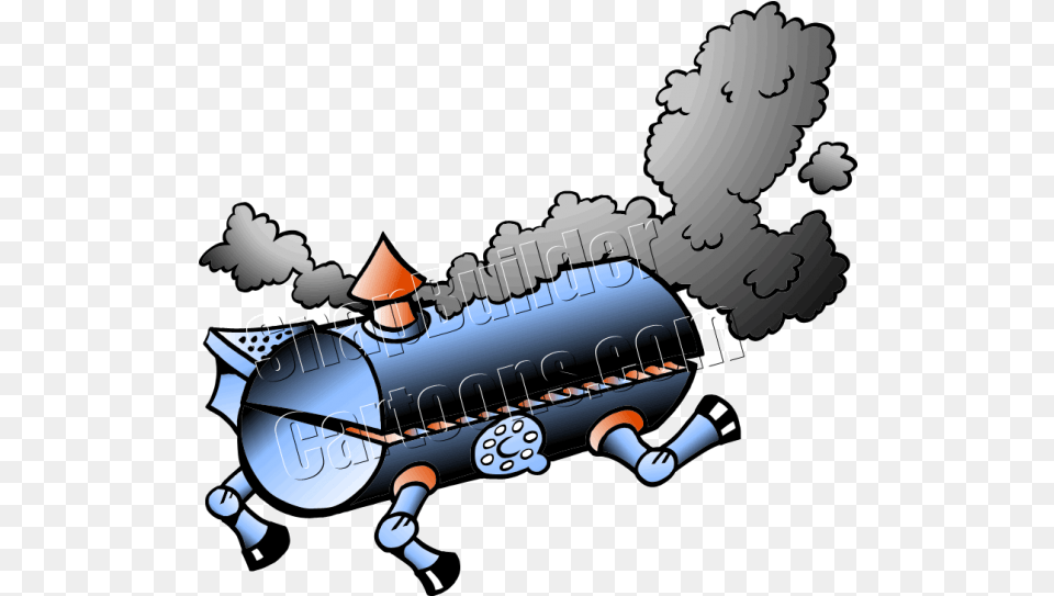Bbq Pig Cartoon Pig Barbecue Cartoon, Engine, Machine, Motor, Railway Free Png