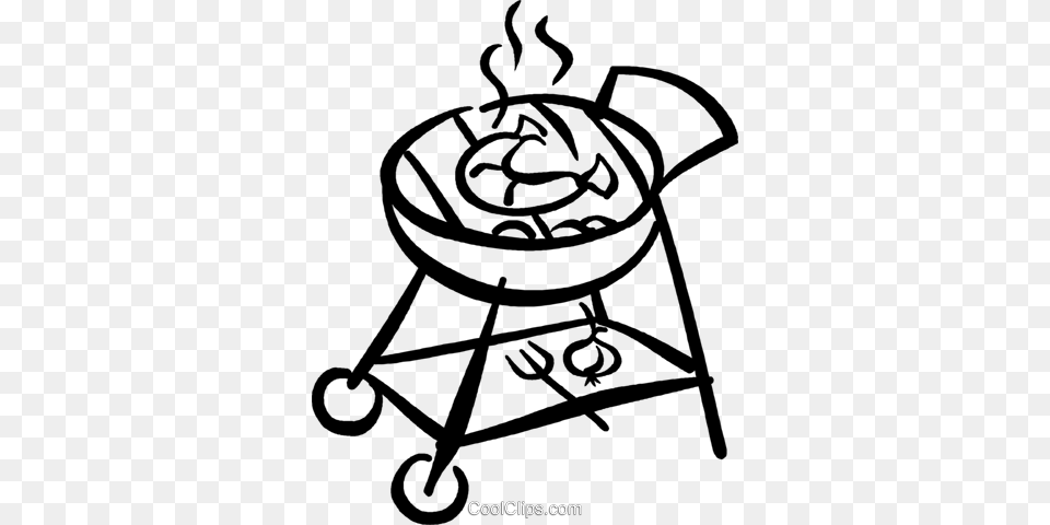 Bbq Sausage Royalty Vector Clip Art Illustration, Meal, Food, Grilling, Cooking Png