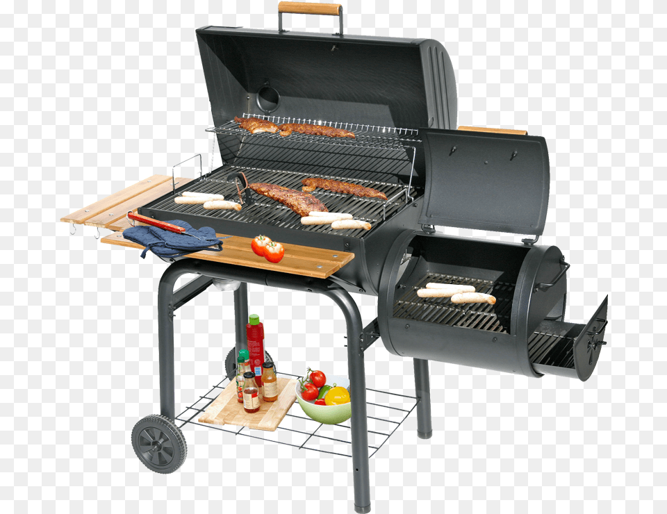 Bbq Smoker Clipart Bbq Grill Transparent Background, Cooking, Food, Grilling, Machine Free Png Download