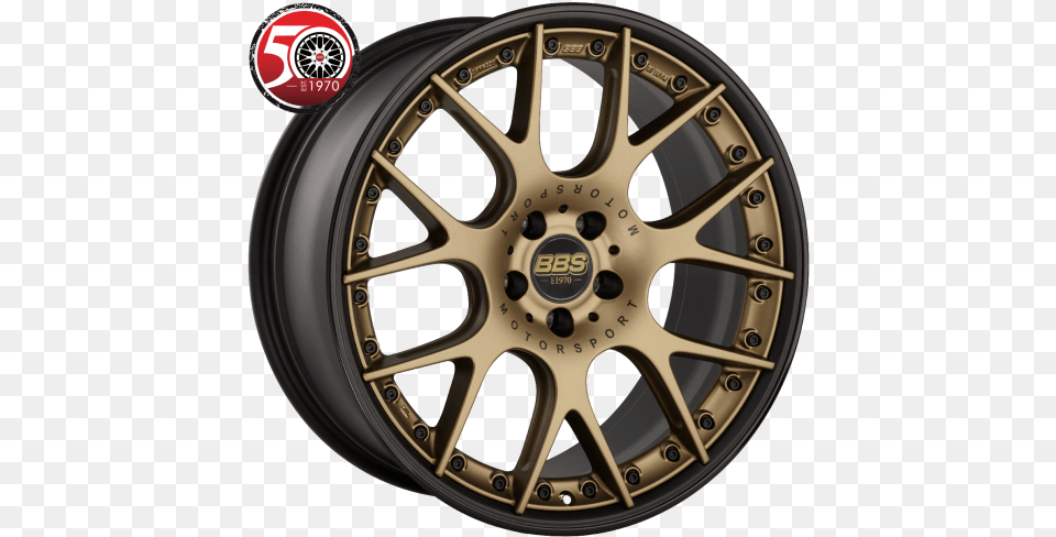 Bbs Wheel Ch R Ii Performance Line Bronze Bbs Wheels, Alloy Wheel, Car, Car Wheel, Machine Png