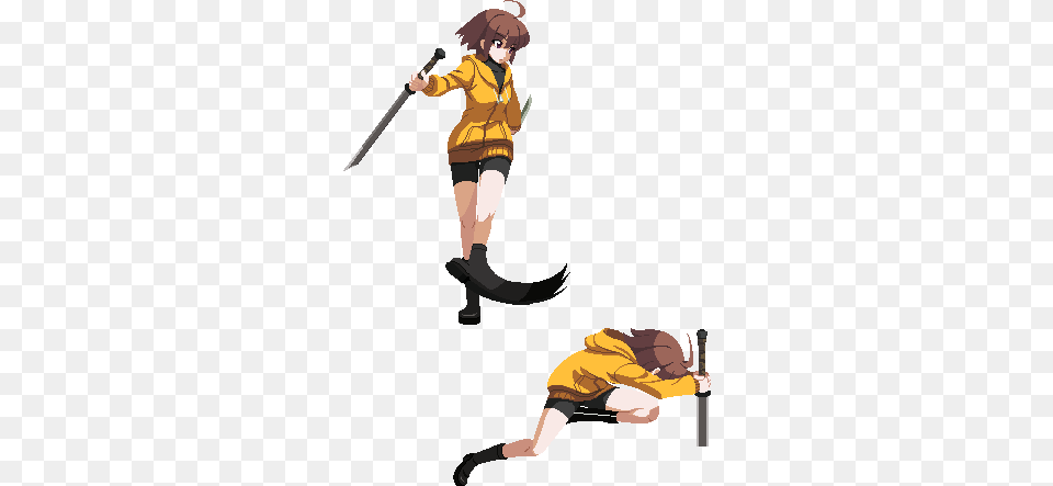 Bbtag Linne Groundthrow Under Night In Birth Linne, Blade, Knife, Weapon, Dagger Free Png Download