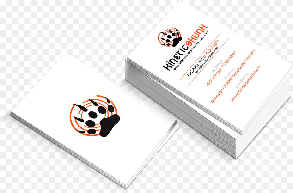 Bcard Kinetic Skunk Fabrics Store Business Card, Paper, Text, Business Card Free Png