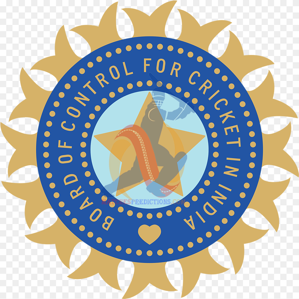 Bcci Logo Indian Cricket Board Logo, Badge, Symbol, Emblem, Person Free Transparent Png