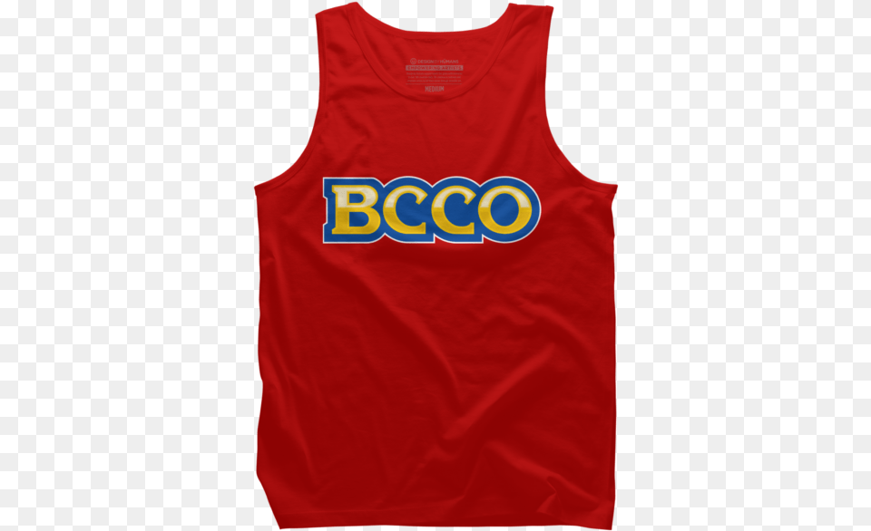 Bcco X Capcom Logo Sticker Active Tank, Clothing, Tank Top, Person Free Transparent Png