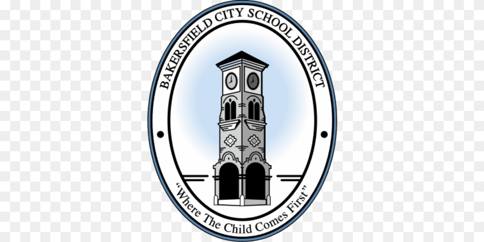 Bcsd Launched A Uniform Bell Schedule For The Bakersfield City School District Logo, Architecture, Bell Tower, Building, Clock Tower Free Transparent Png