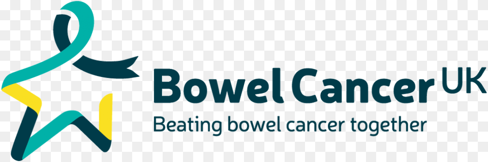 Bcuk Linear Strapline Dark Teal Logo With Teal On Starrgb Bowel Cancer Charity Logo, Light, Text Png Image