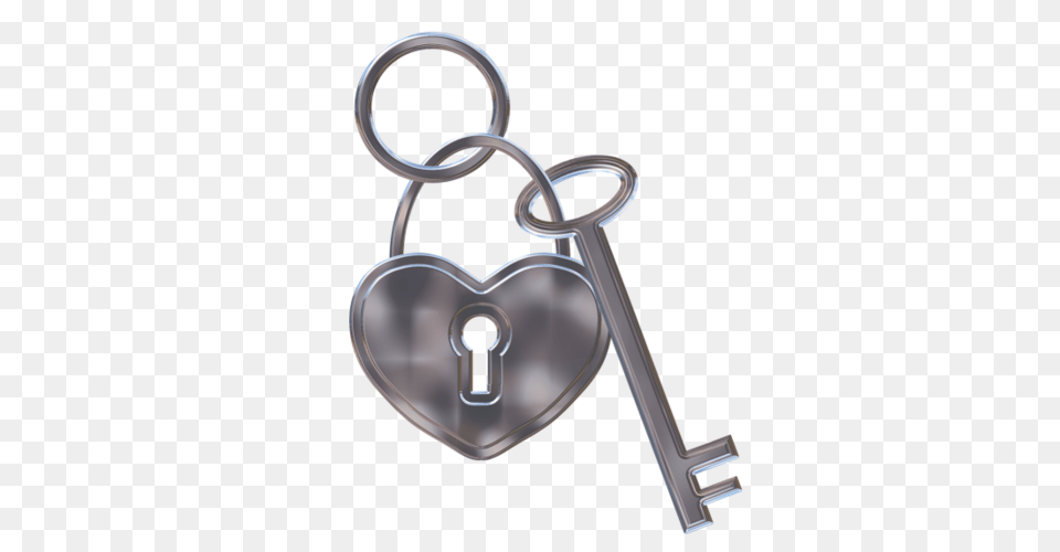 Bd Precious Heart Lock Clipart For Kids Clip, Key Free Png Download