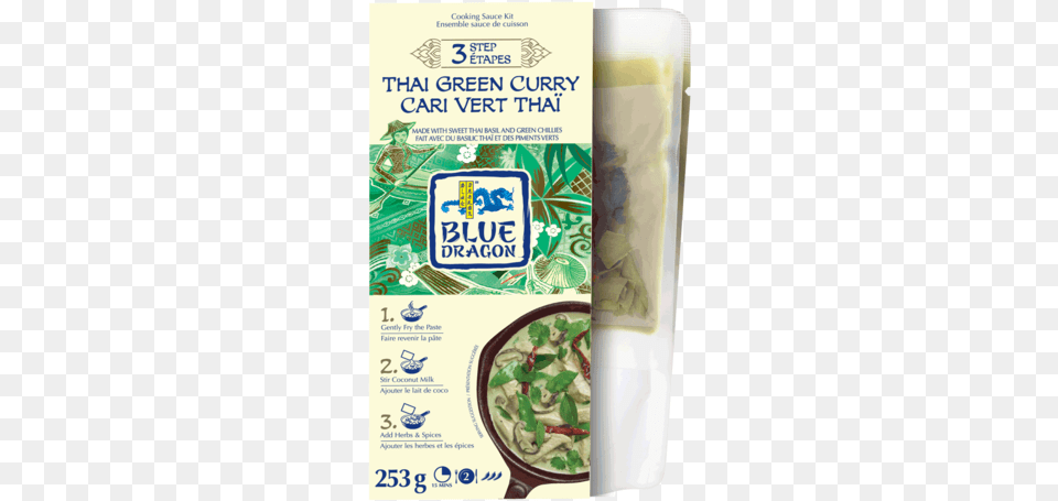 Bd Thai Green Curry 3d Mock Up Front Min Blue Dragon Green Curry Paste Recipe, Herbal, Herbs, Plant, Advertisement Png