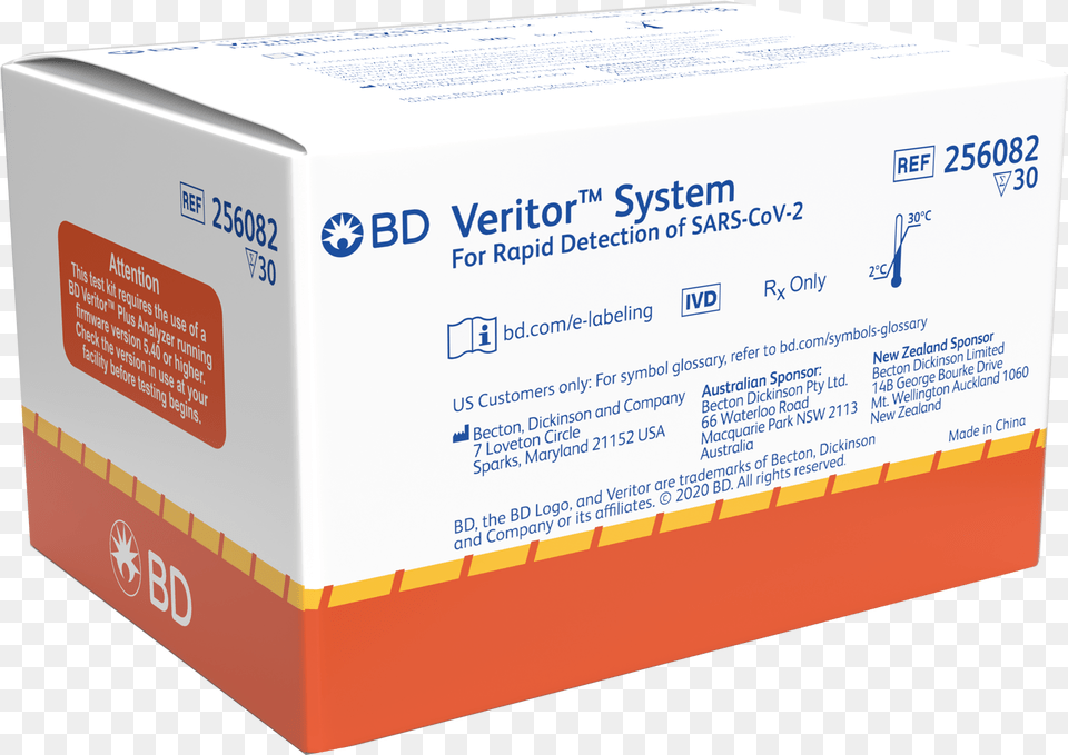 Bd Veritor System Bd Packet, Box, Cardboard, Carton, Package Png Image