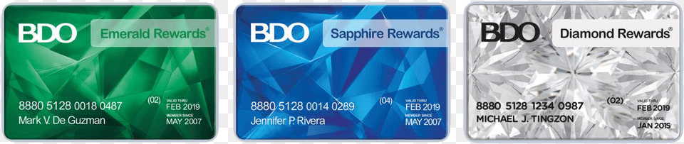 Bdo Rewards Sapphire, Text, Credit Card Free Png Download