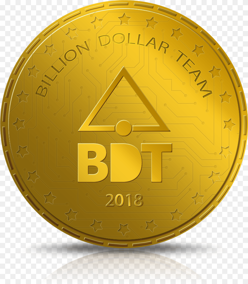 Bdt Logo Coin Circle, Gold, Money, Disk Png