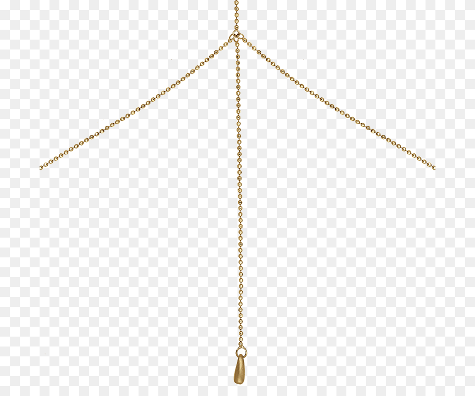 Bdy Body Chain Signature Ball Detail2 Web Gold Body Chain, Accessories Png
