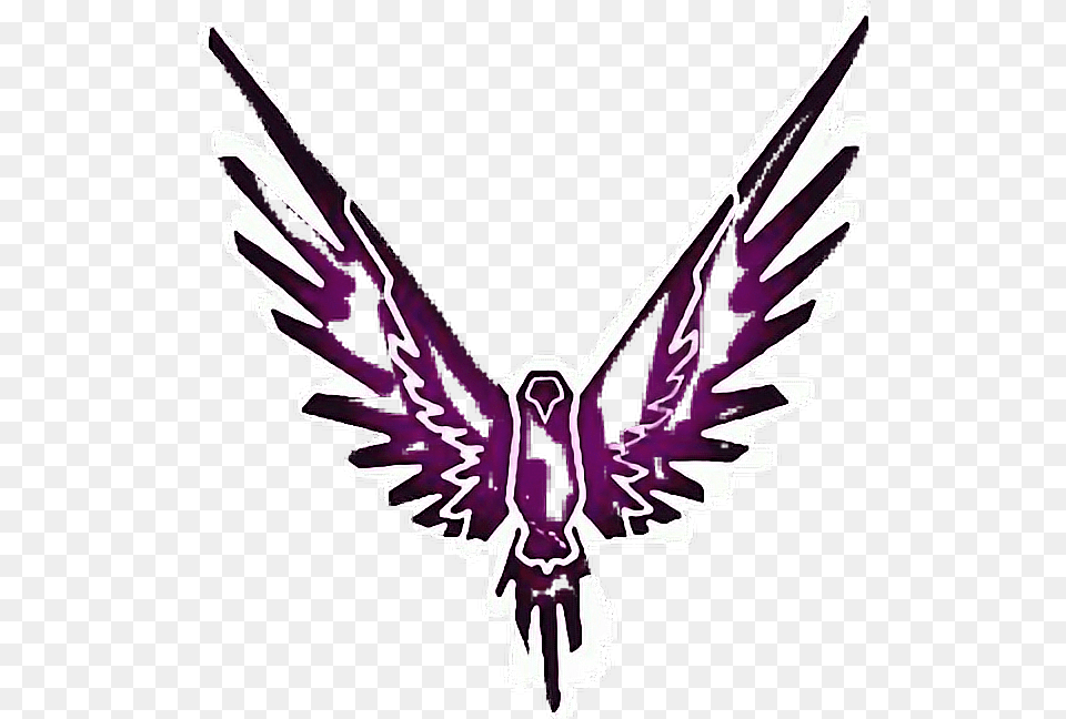 Be A Maverick, Animal, Bird, Flying, Purple Png Image