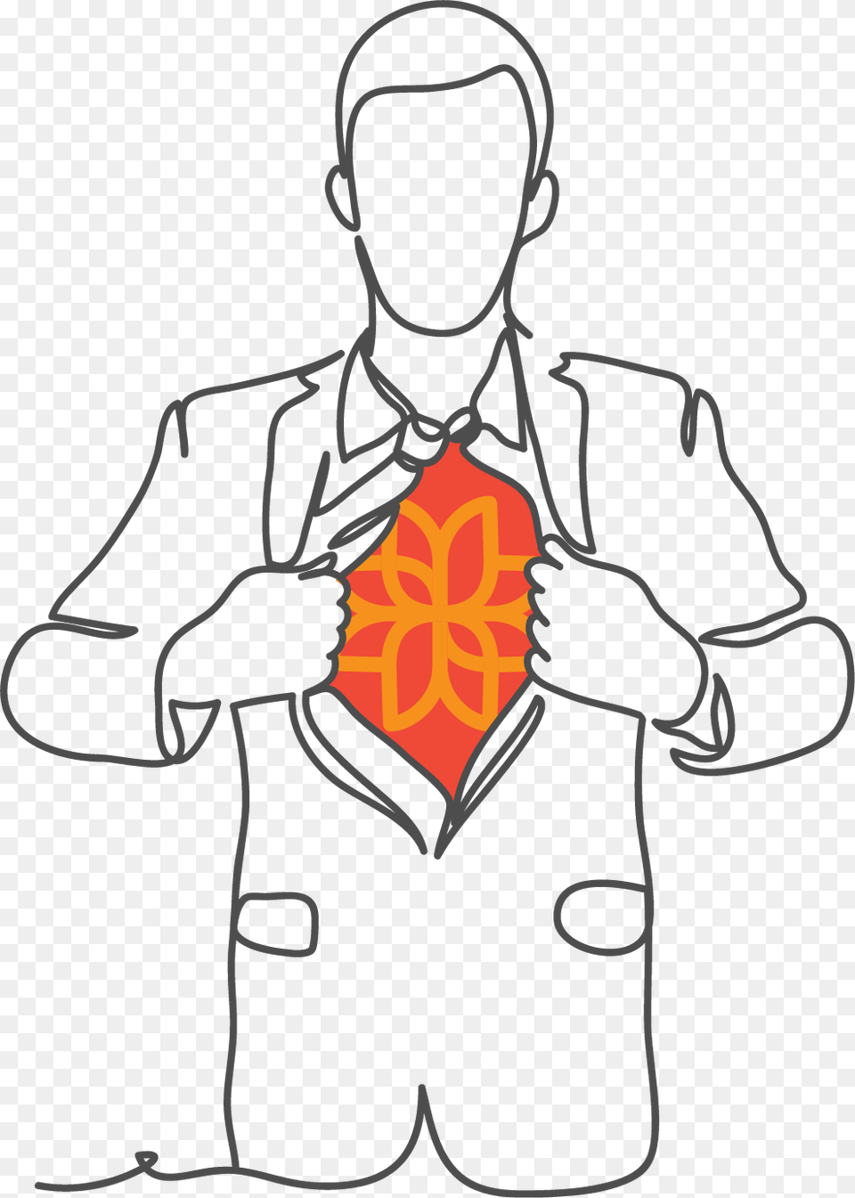 Be A Part Of Youth For Care Line Art, Accessories, Tie, Formal Wear, Adult Png Image