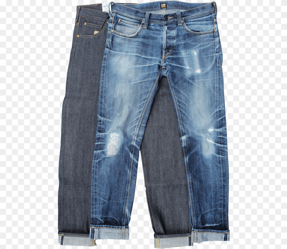 Be Advised That Heavy Fades Can Result In Rips Especially Selvedge Denim Before After, Clothing, Jeans, Pants Free Png