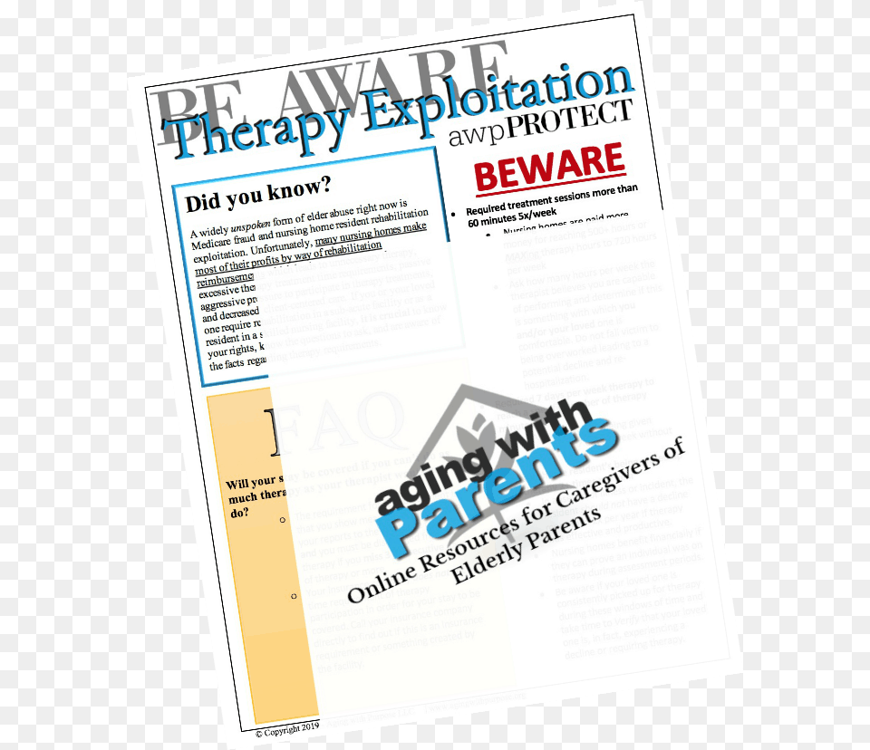 Be Aware Of Therapy Exploitation Flyer, Advertisement, Poster, Page, Text Png Image