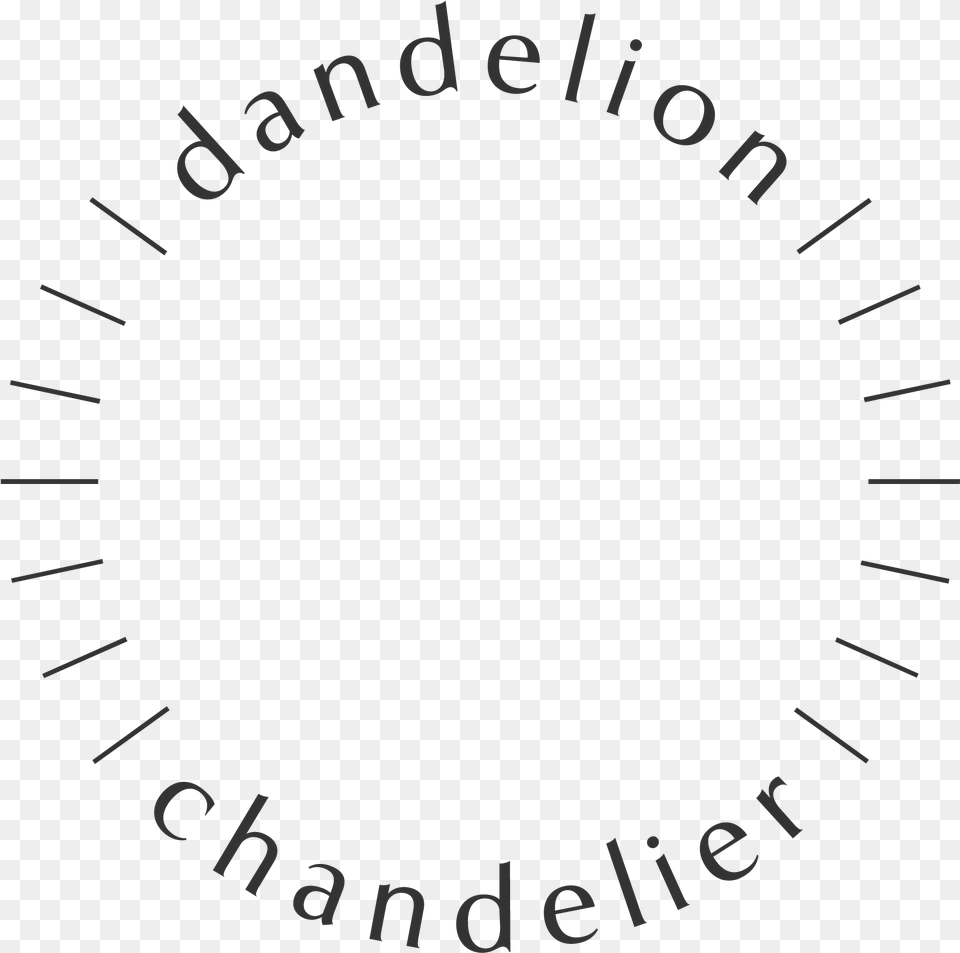 Be First To See The Dandelion Chandelier Logo Circle, Blackboard Free Png