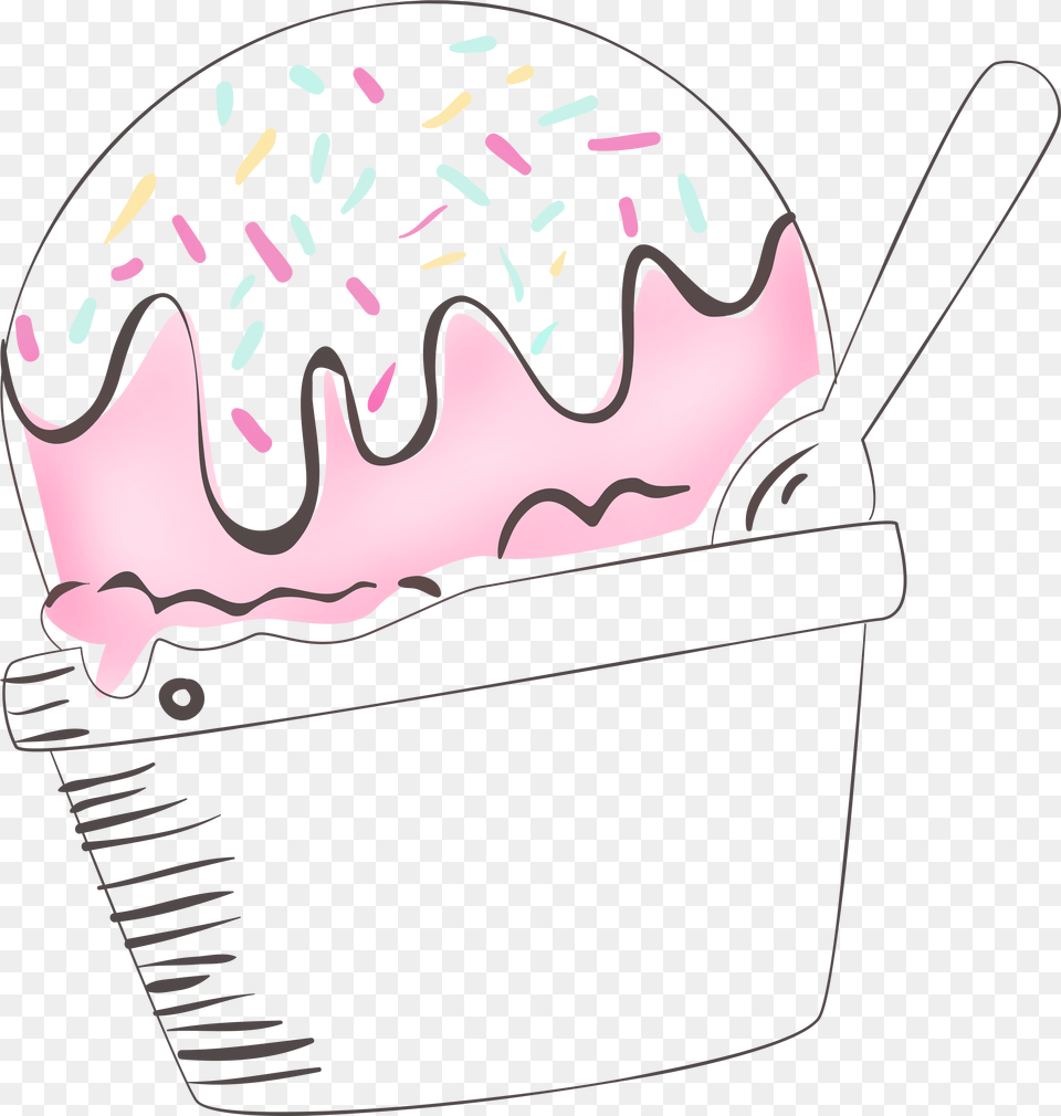 Be Ice Cream, Dessert, Food, Ice Cream Free Png Download