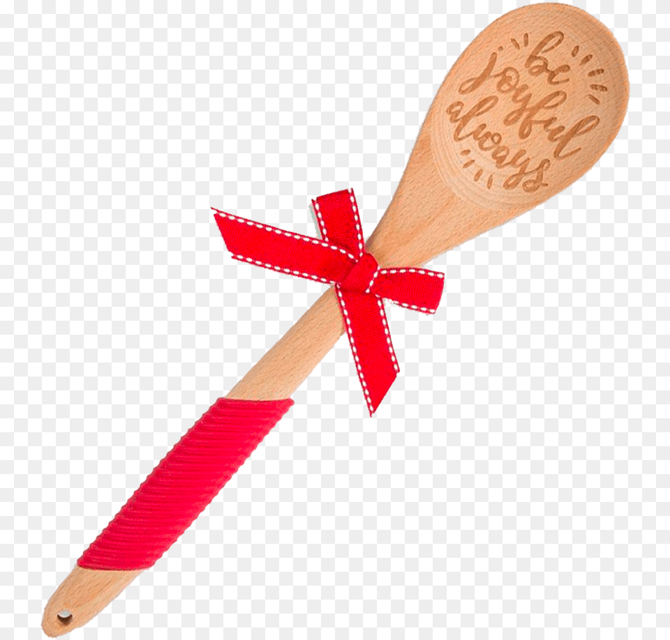 Be Joyful Wooden Spoon Monoplane, Cutlery, Kitchen Utensil, Wooden Spoon, Blade Free Png Download