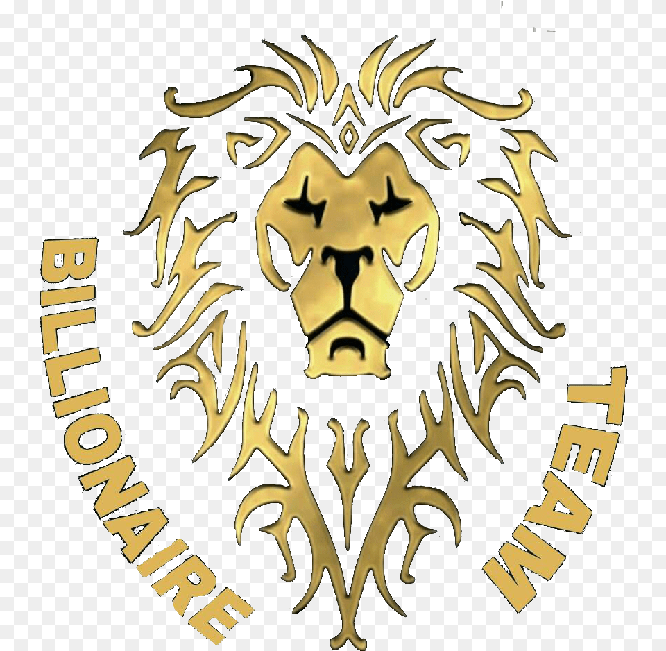 Be Like Billionaire Warcraft Lion Logo, Symbol, Emblem, Face, Head Free Png Download