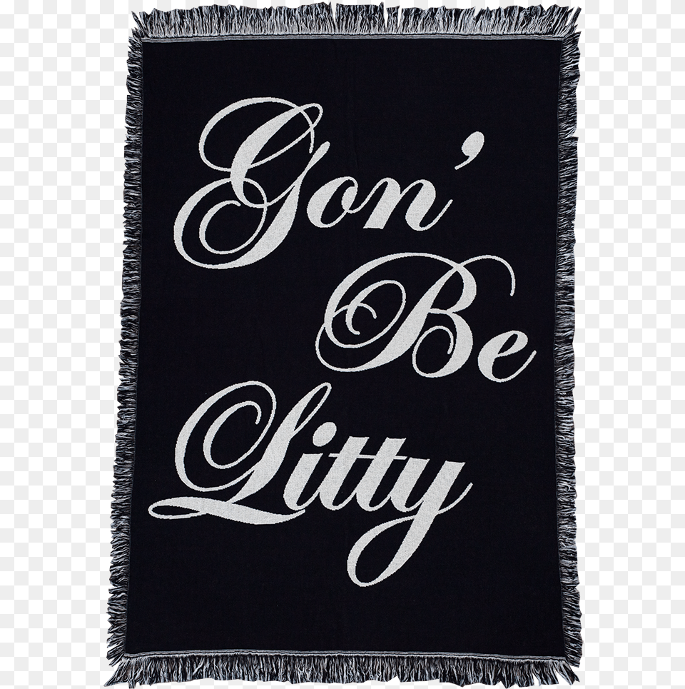 Be Litty Woven Blanket Beyonc, Book, Home Decor, Publication, Calligraphy Free Png