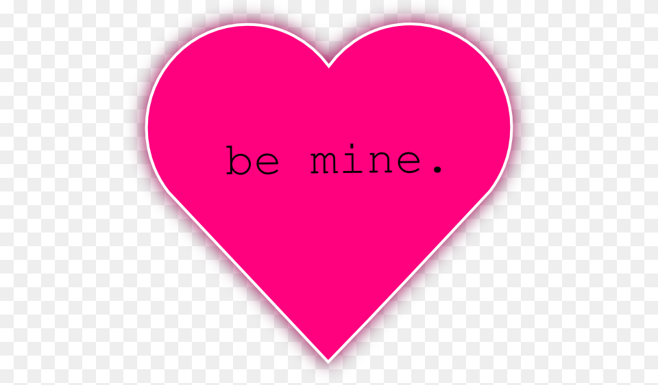 Be Mine Pink Heart Valentine Heart Graphic Mine Heart, Clothing, Hardhat, Helmet Free Png Download