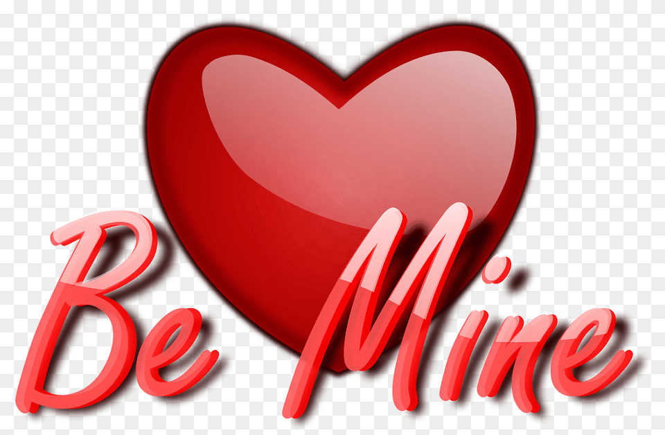 Be Mine Red Heart, Dynamite, Weapon Png Image