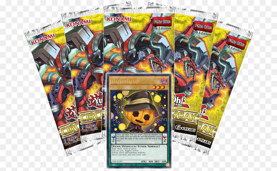 Be One Of The First To Duel With The Brand New Cards Yugioh Trading Card Game Circuit Break Booster Pack, Advertisement, Poster, Publication, Baby Free Png Download