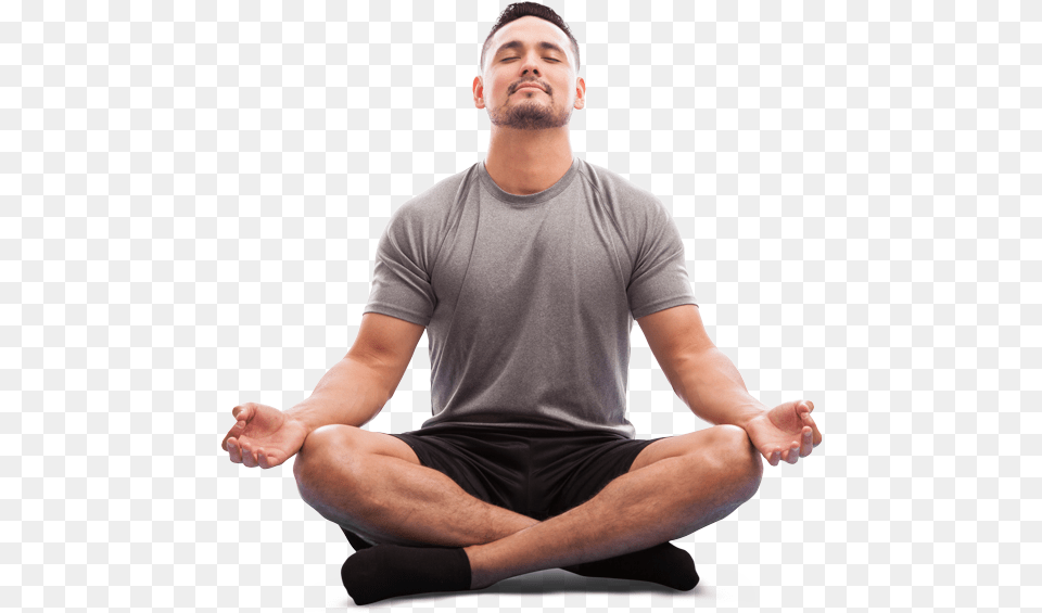 Be Part Of Fun And Healthy Workout Sessions Man Meditating, Person, Sitting, Adult, Male Png