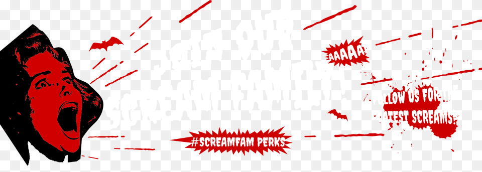 Be Part Of The Scream Fam Graphic Design, Advertisement, Poster, Face, Head Png