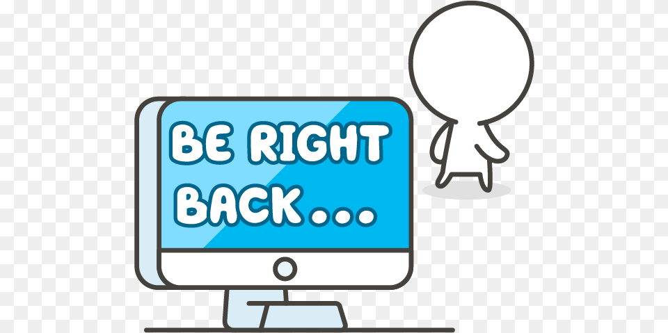 Be Right Back, Computer, Electronics, Pc, Computer Hardware Png