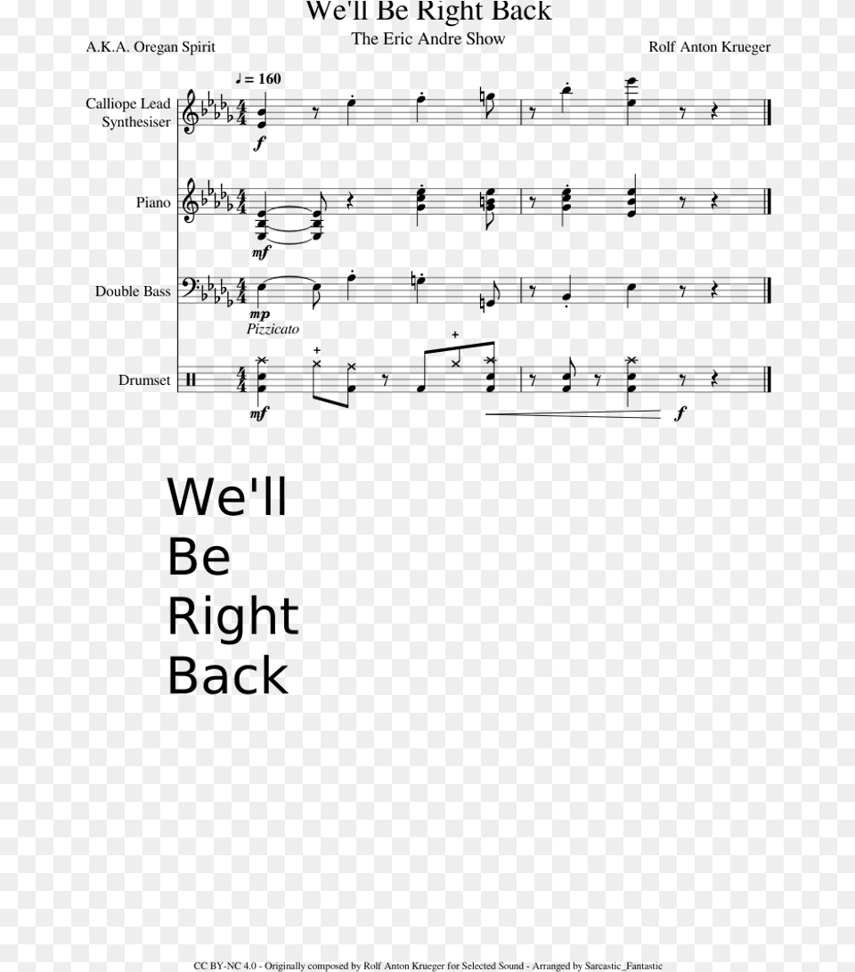 Be Right Back We Ll Be Right Back Piano, Gray Png