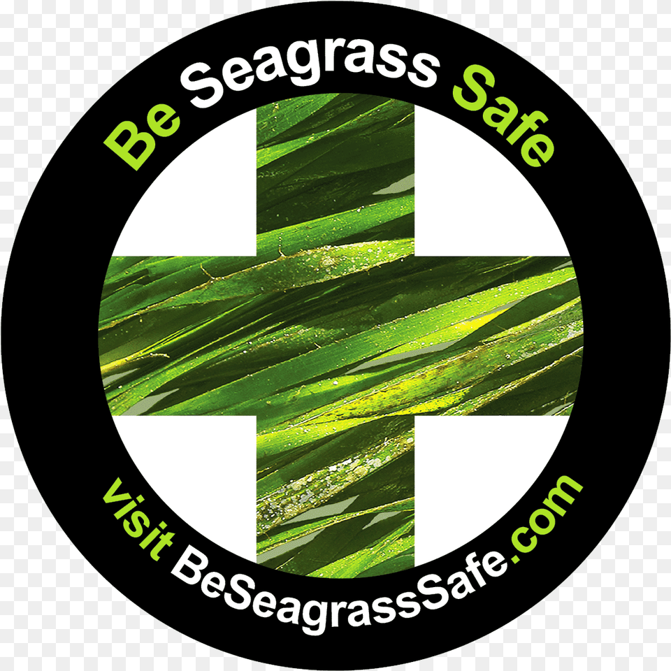 Be Seagrass Safe Circle, Green, Recycling Symbol, Symbol, Grass Free Png Download